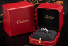 Cartier Ring Signature Schriftzug Icons in 750er Weißgold Größe 50 OVP 