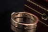 Cartier Love Solitär Ring mit 1 Diamant Brillant 750er Roségold Größe 51 