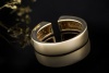 Jette Joop JJ offener Designer Spannring mit Diamanten in 750er Gelbgold 