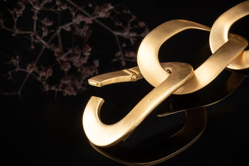 Pomellato Armband Catene Mattes Gliederarmband in Gelbgold 750 Full Set 