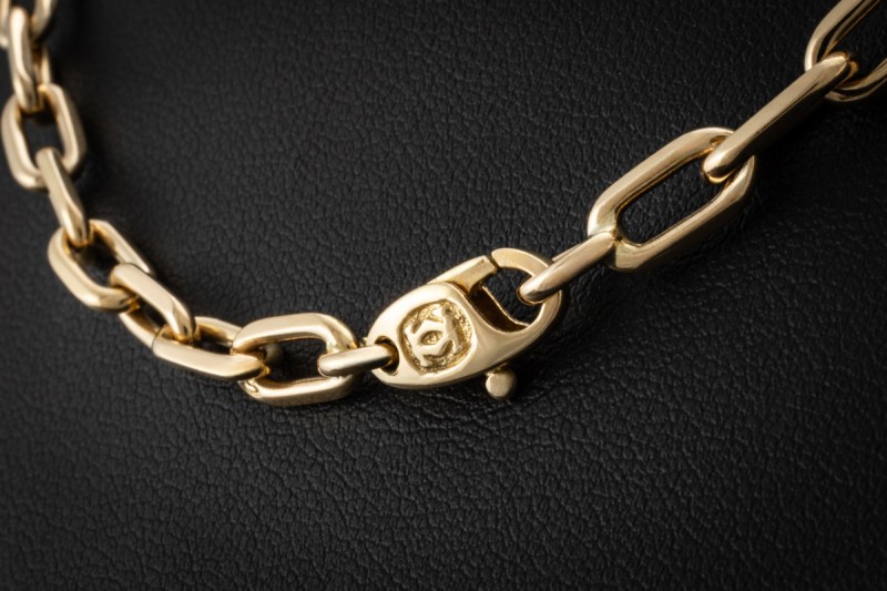 Panthère de Cartier Collier Spartacus Kette Anhänger 750er Gold Full Set 