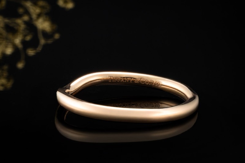 Tiffany & Co. Ring Elsa Peretti Solitär Trauring Diamant 750er Roségold 