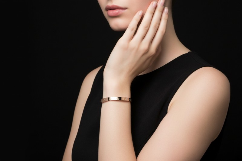 Cartier Love Armreif Klassisch Roségold 750 Bracelet Gr 17 Full Set OVP 