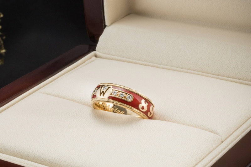 Wellendorff Ring Unikat 1989 Sammlerstück aus prominentem Familienbesitz 