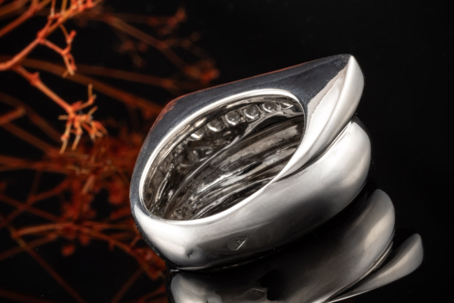 Fred Success Ring Medium Model 750er Weißgold mit Diamanten UVP 7.940,- 