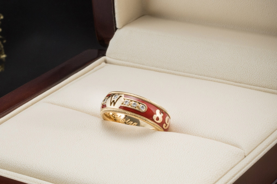 Wellendorff Ring Unikat 1989 Sammlerstück aus prominentem Familienbesitz 