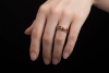 Wellendorff Ring Hibiscus Drehring mit 1 Diamant in 750er Gelbgold Gr 56 