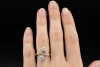 Antiker Ring feine Handarbeit mit Diamanten im Altschliff in Gelbgold 