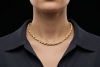 Cartier Collier Vintage Halskette Massiver Klassiker in 750er Gelbgold 