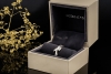 Georg Jensen Ring mit Diamanten Außergewöhnliche 750er Weißgold Arbeit 