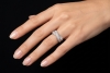 Mauboussin Paris Ring Crossover Design mit Diamanten in 750er Weißgold 