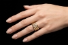 Chopard Happy Diamonds Vintage Ring Herz mit Diamanten in 750er Gelbgold 