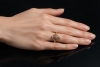 Hollfelder Creations Ring Tropfen mit braunen Diamanten in Roségold 750 