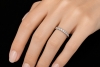 Tiffany & Co Forever Halbmemoire Ring mit 9 Diamanten in 950er Platin 51 