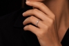 BVLGARI Infinito Ring mit Diamanten Memoire Ehering Platin 950 Full Set 