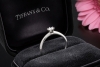 Tiffany & Co. Solitär Ring Setting mit Diamant 0,33 Ct in Platin 950 OVP 