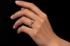 Tiffany & Co Solitär Ring Setting Diamant 0,34 Lupenrein Platin Full Set 