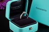 Tiffany & Co. Harmony Solitär Ring mit Diamant 0,37 Ct. 950er Platin OVP 