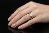 Niessing Spannring Solitär Ring mit Diamant Brillant 1,25 Carat Gelbgold 