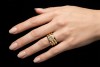 Chopard Happy Diamonds Vintage Ring Herz mit Diamanten in 750er Gelbgold 