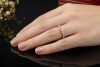 Etincelle de Cartier Ring mit Diamant im Smaragdschliff in Roségold 750 