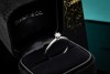 Tiffany & Co Solitär Ring Setting mit Diamant 0,26 Ct in Platin Full Set 