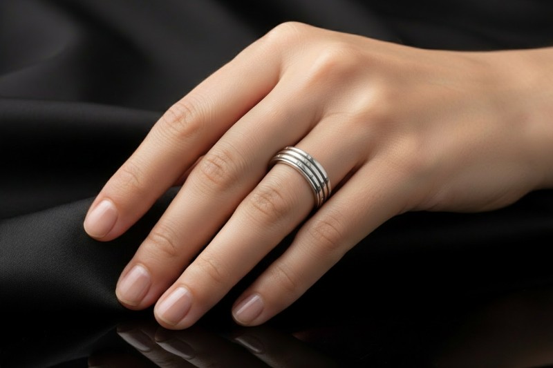 Piaget Ring Possession 3 Reihen Drehring mit Diamanten in 750er Weißgold 