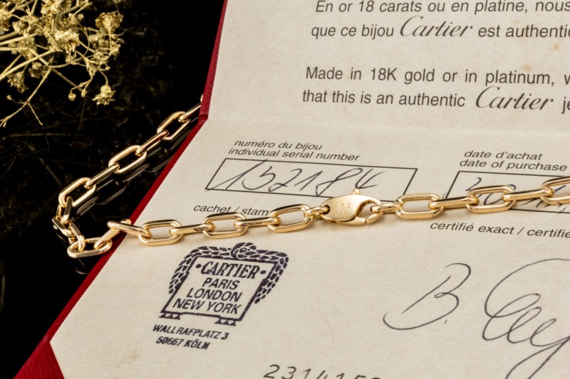 Panthère de Cartier Collier Spartacus Kette Anhänger 750er Gold Full Set 