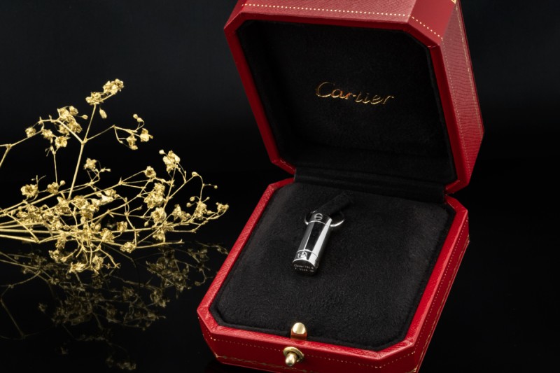 Cartier Love Befüllbarer Anhänger Weißgold Rarität mit Schraubverschluss 