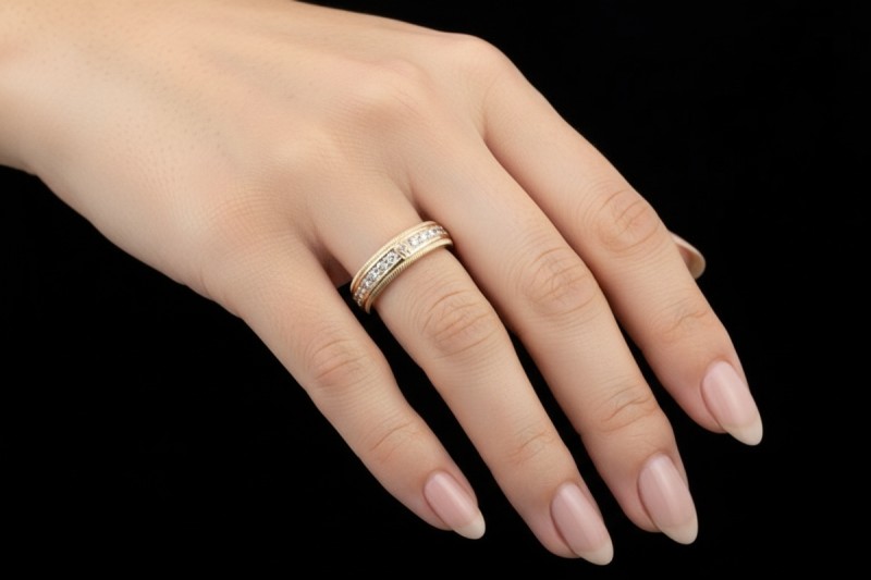 Wellendorff Ring Memoire Brillant Julia Diamant Drehring Gelbgold 56 OVP 