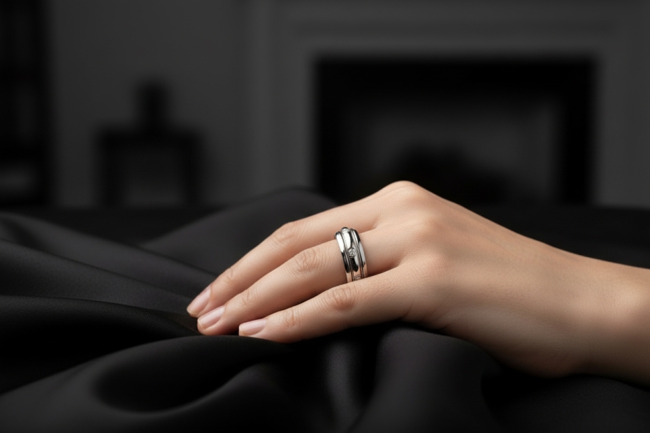 Piaget Ring Possession Drehring mit Diamanten massiv in 750er Weißgold 