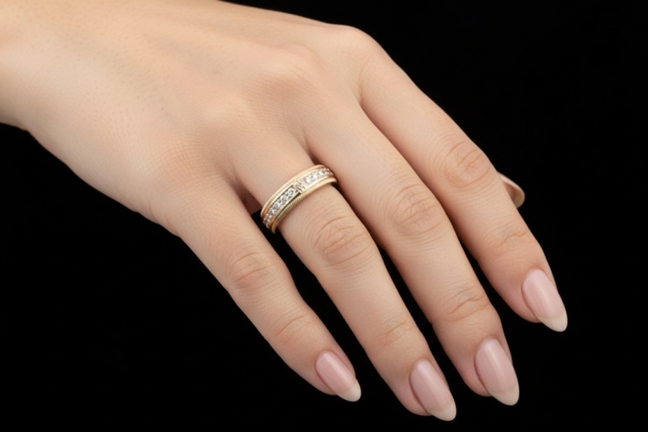 Wellendorff Ring Memoire Brillant Julia Diamant Drehring Gelbgold 56 OVP 