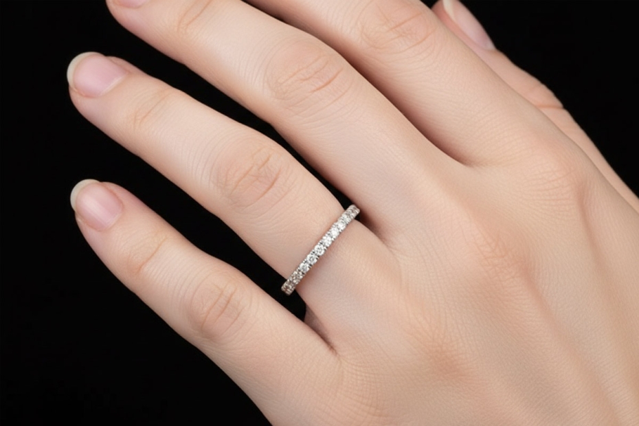 Etincelle de Cartier Ring Memoire Trauring Diamanten Weißgold OVP Gr. 51 