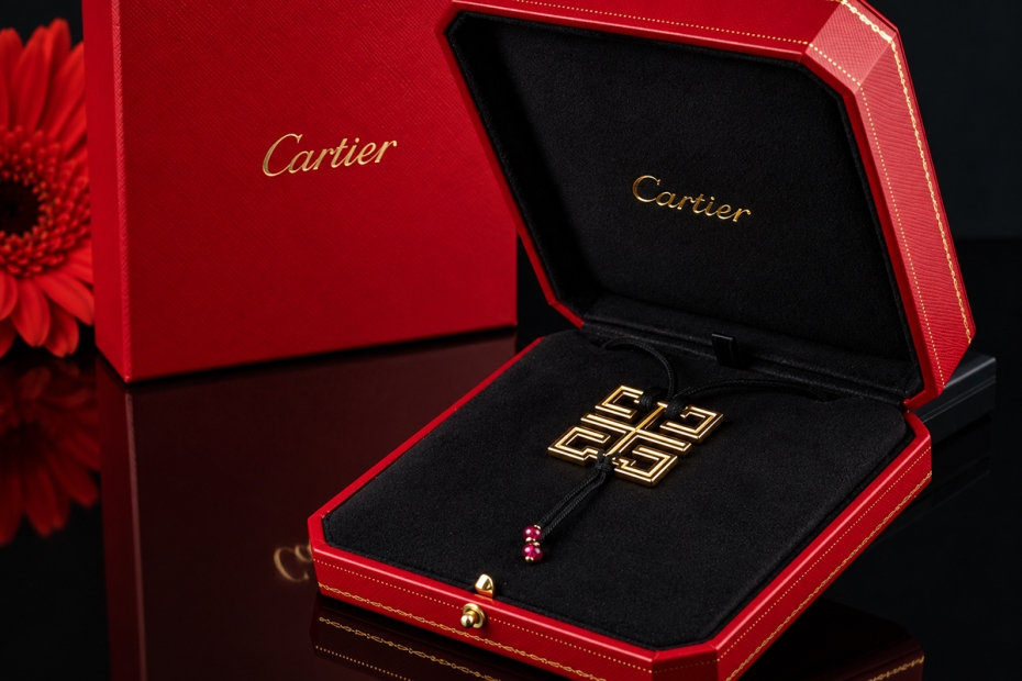 Cartier Collier Kiss of the dragon Le baiser du dragon in 750er Gelbgold 