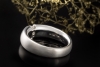 Spannring mit 1 Diamant Halbkaräter 0,50 Carat in Weißgold 585 gebürstet 