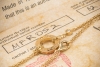 Cartier Love Collier Kette mit Anhänger 2 Diamanten in 750er Gelbgold 