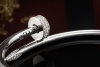 Cartier Juste un Clou Armreif mit 374 Diamanten in 750er Weißgold Gr. 16 
