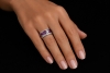 Wellendorff Ring Purpurflügel Lila Drehring Diamanten Weißgold Full Set 