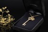 Tiffany & Co. Keys Collier Kette Herz und Schlüssel Anhänger in Gelbgold 