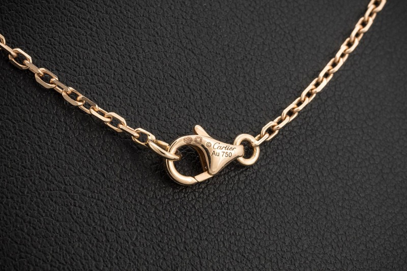 Cartier Trinity Collier Anhänger Mittleres Modell mit Diamanten Full Set 