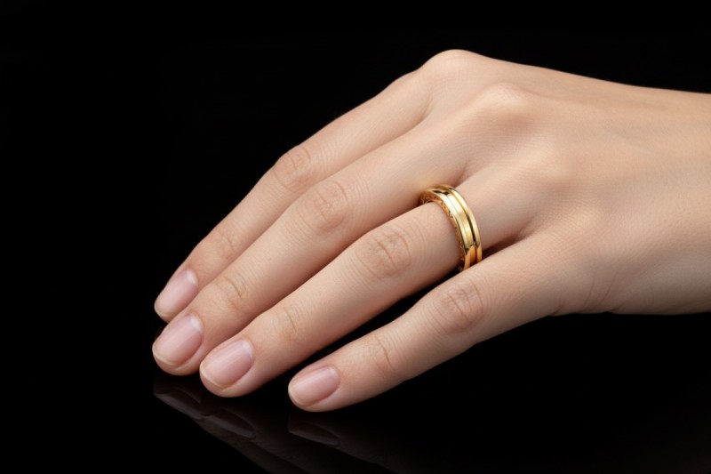 BVLGARI B.zero1 1-Band Ring Klassisch in 750er Gelbgold Größe 50 OVP 