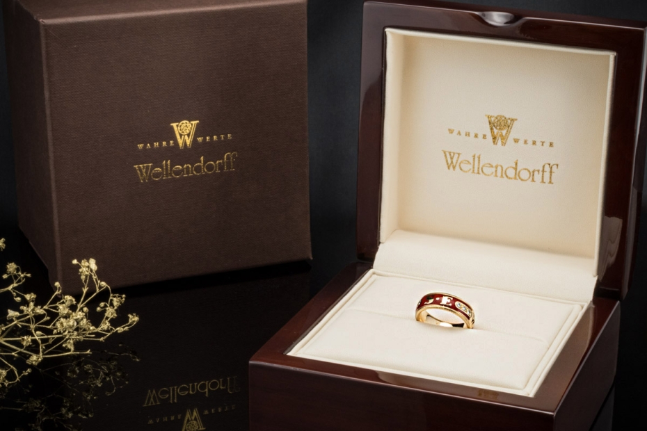 Wellendorff Ring Unikat 1989 Sammlerstück aus prominentem Familienbesitz 